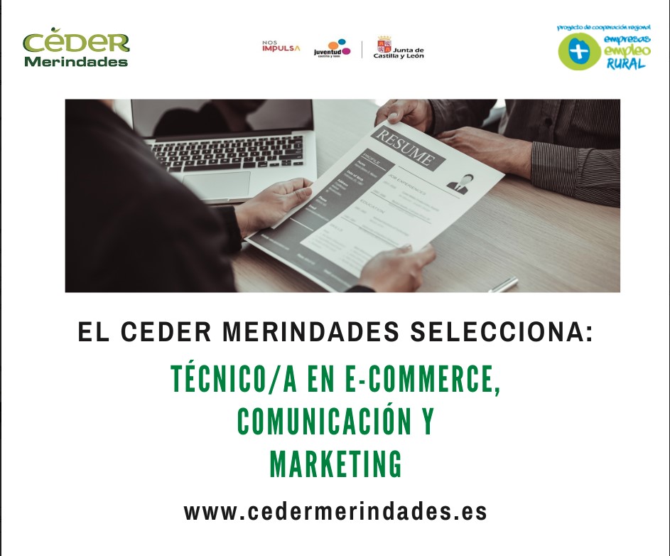 CEDER Merindades:Técnico/a en e-commerce, comunicación y marketing